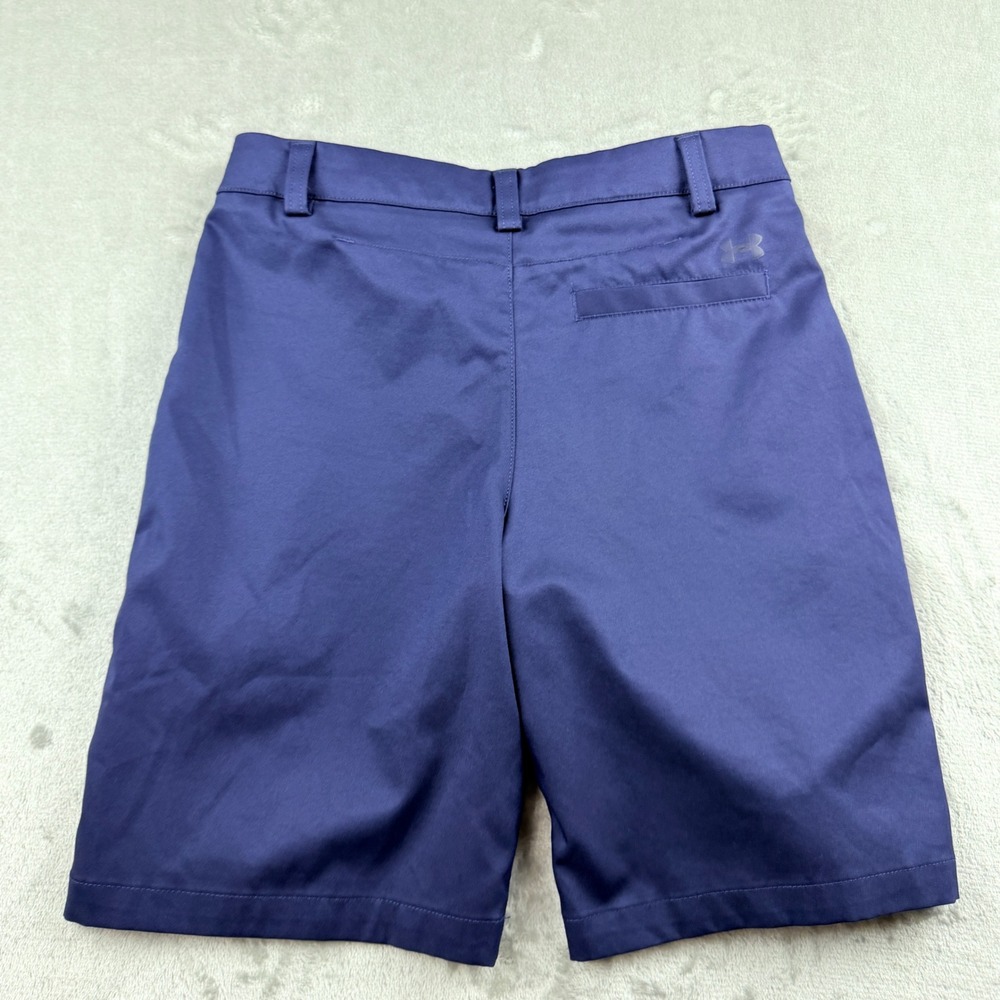 Under Armour Boys Performance Golf Shorts Navy Blue Youth Medium YM - Picture 2 of 12